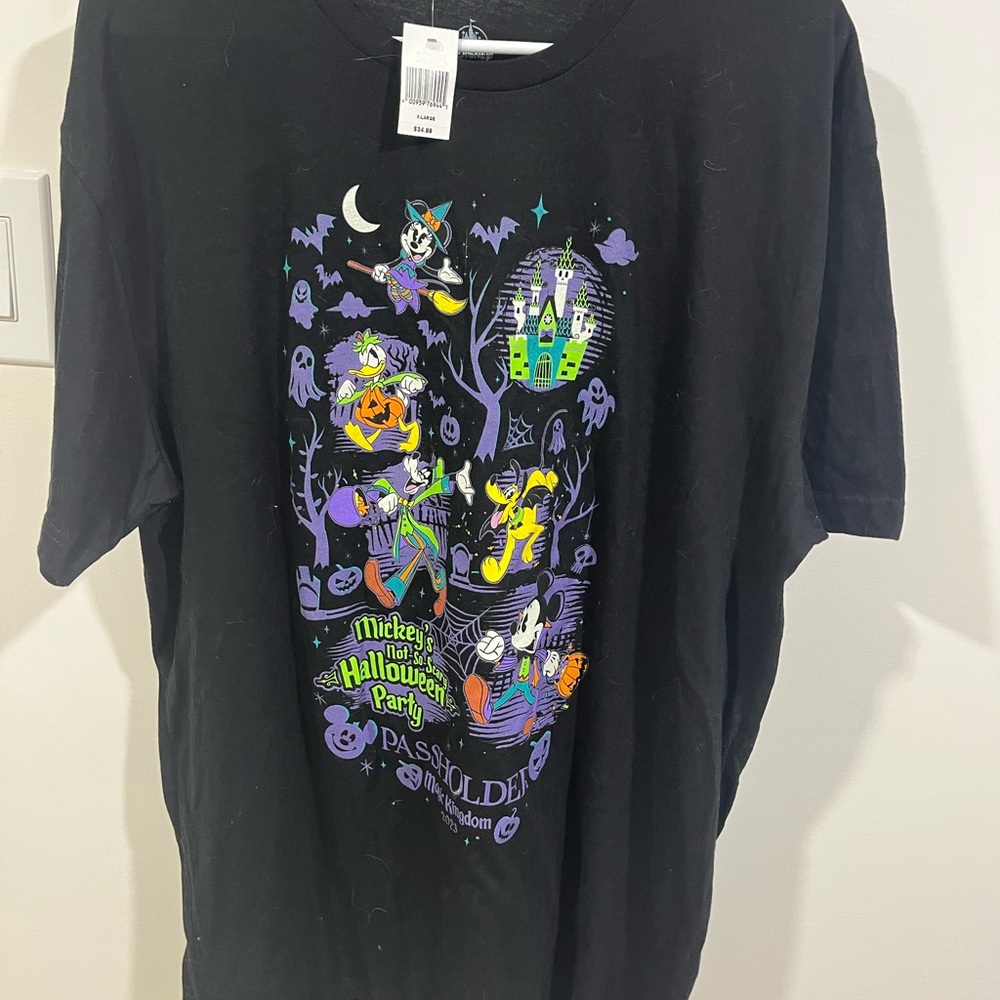 Disney Halloween Passholder T-Shirt - Black